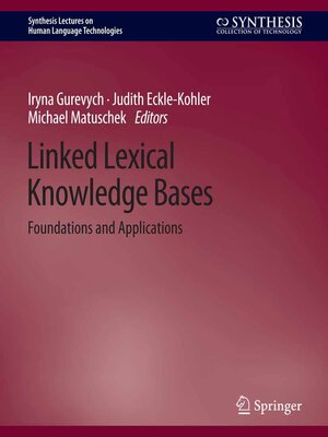 cover image of Linked Lexical Knowledge Bases